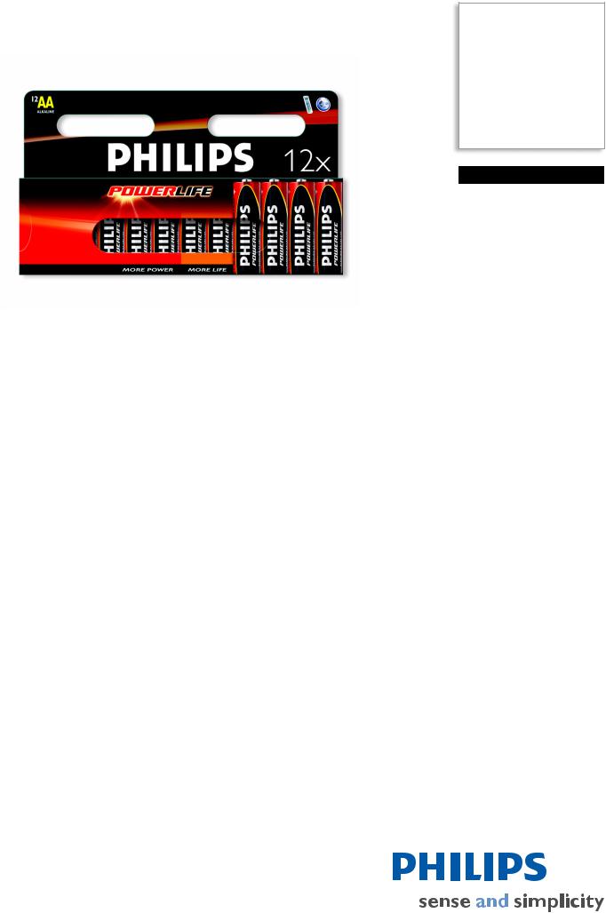 Philips LR6PC12C/10 product sheet