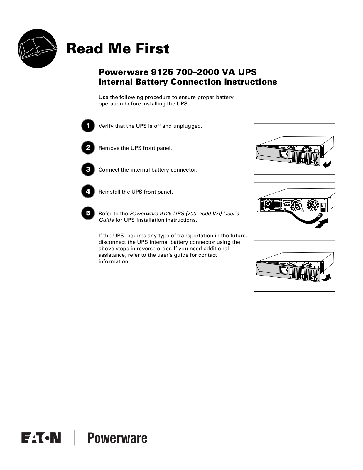 Eaton Electrical 9125 User Manual