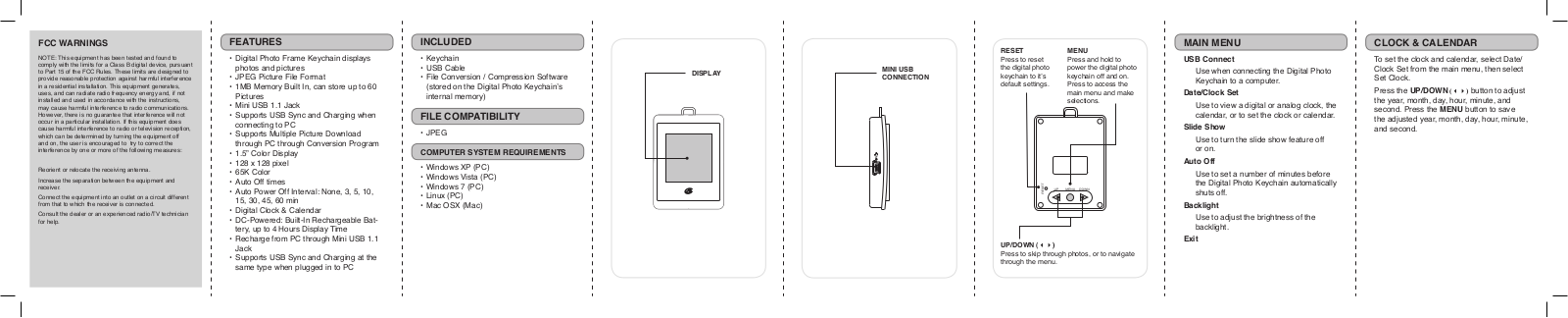 GPX PF150B User Manual