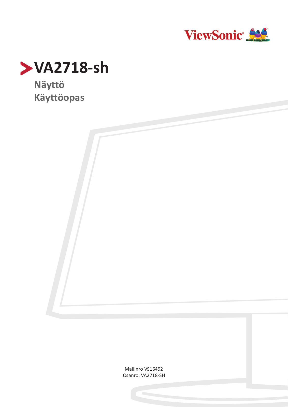 Viewsonic VA2718-SH User Guide - ManualMachine.com