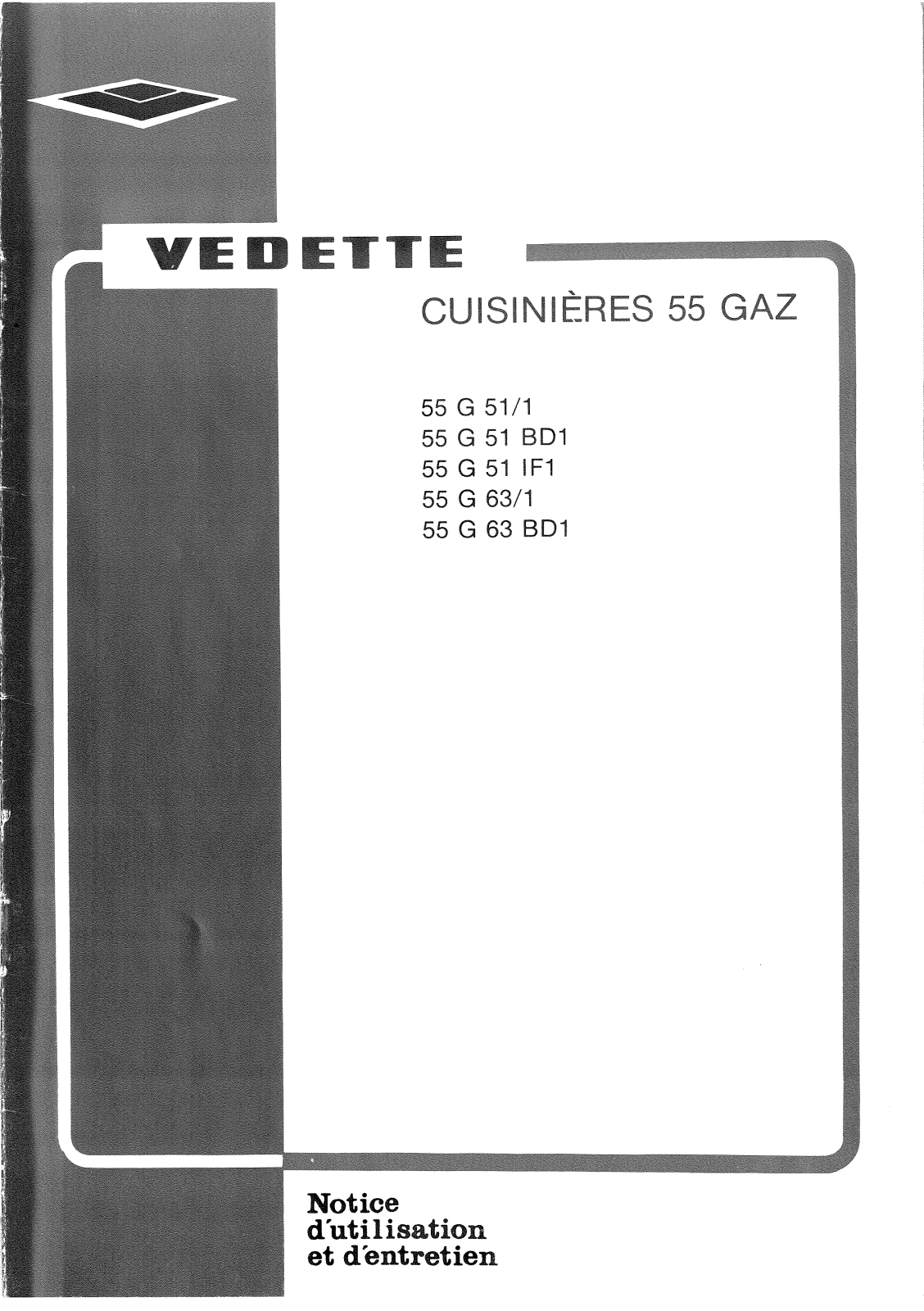 VEDETTE 55G51BD, 55G63BD User Manual