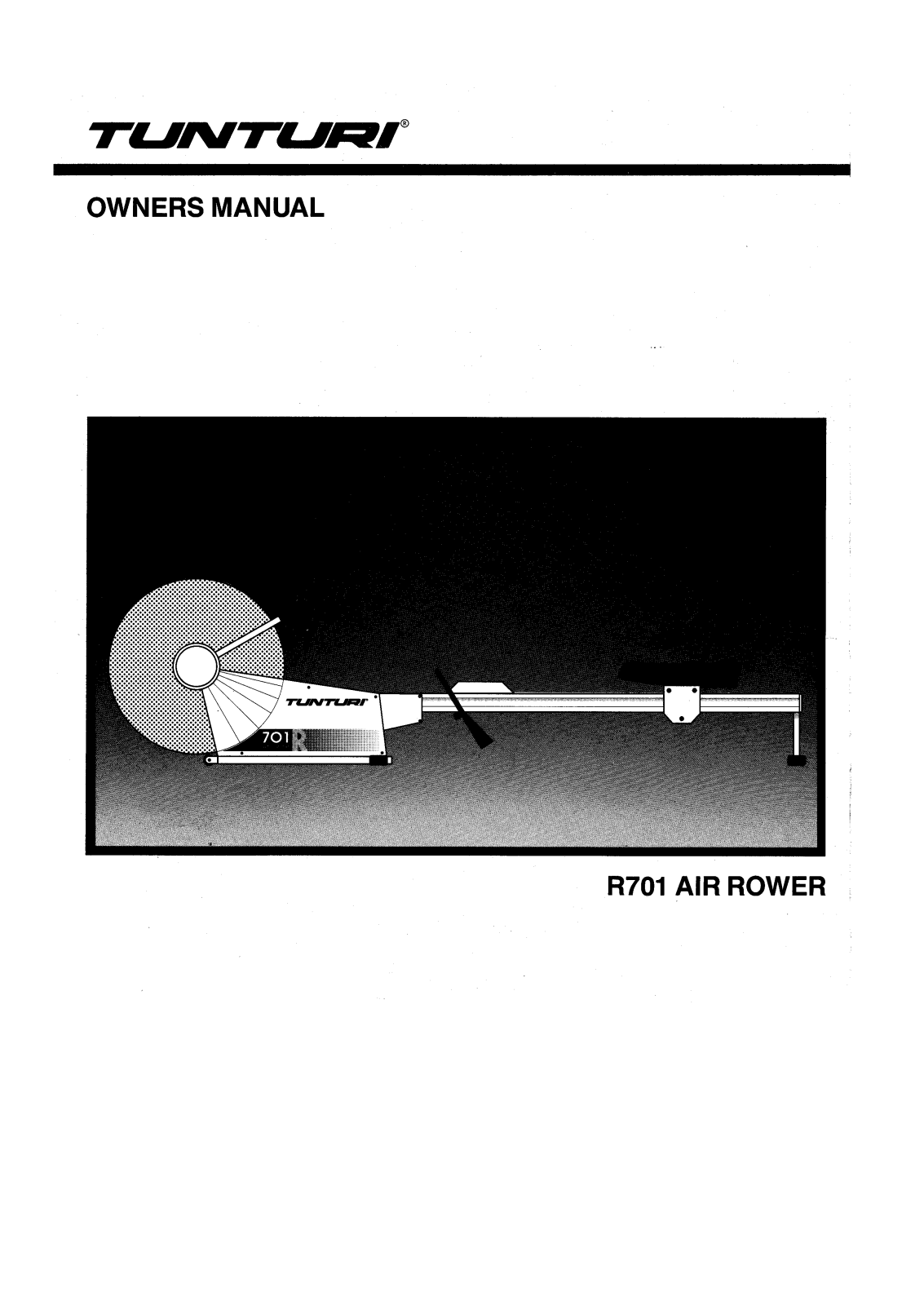 Tunturi R701 User Manual