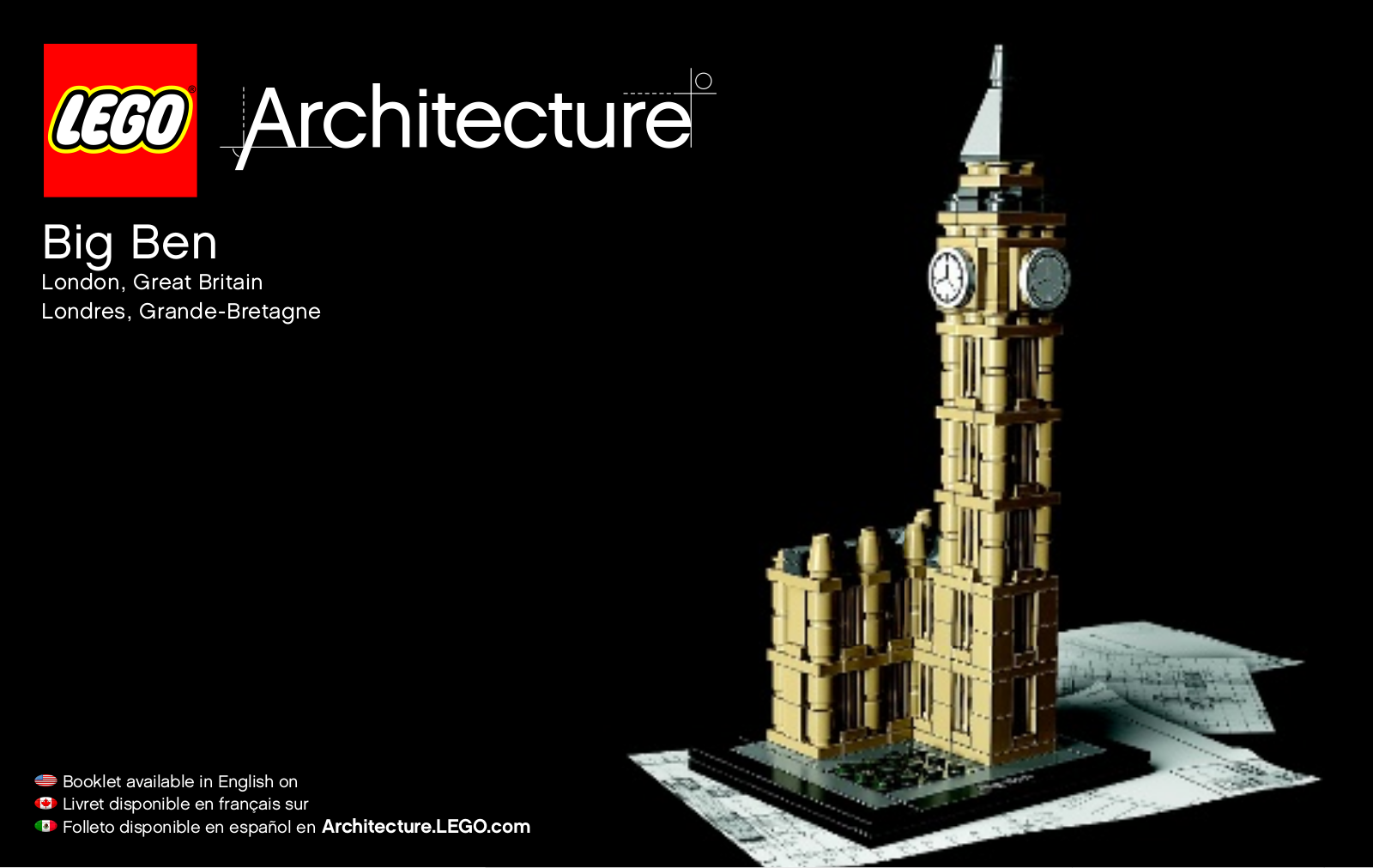 LEGO ARCHITECTURE BIG BEN Building Instructions