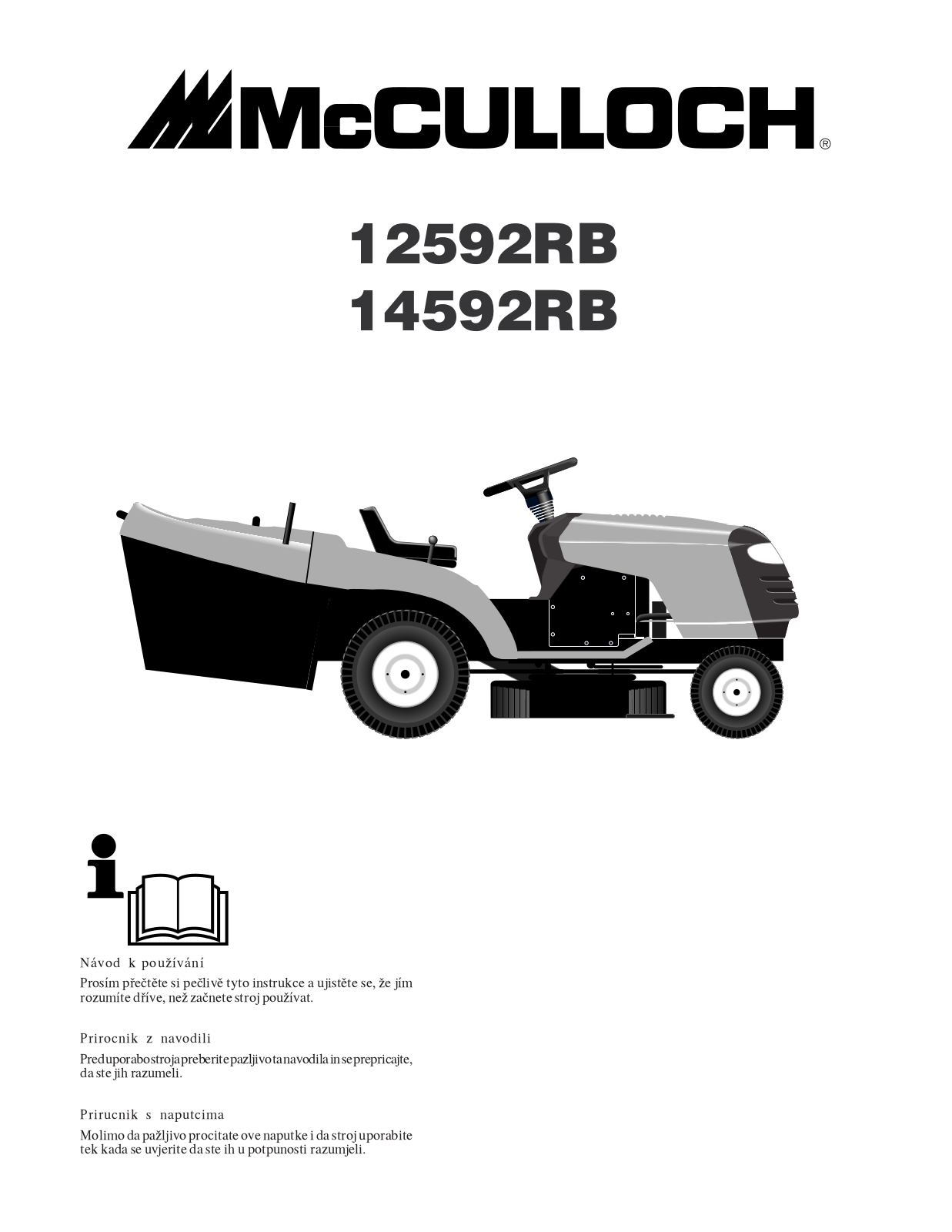 Mcculloch 14592RB, 12592RB User Manual