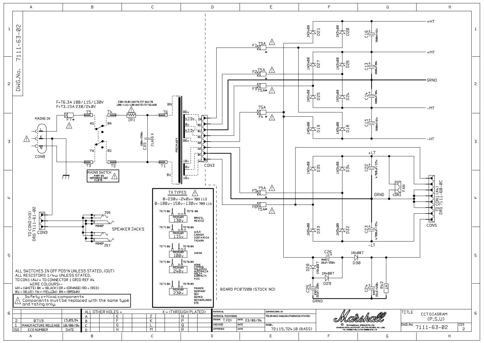 Marshall 7111-63-02 Schematic