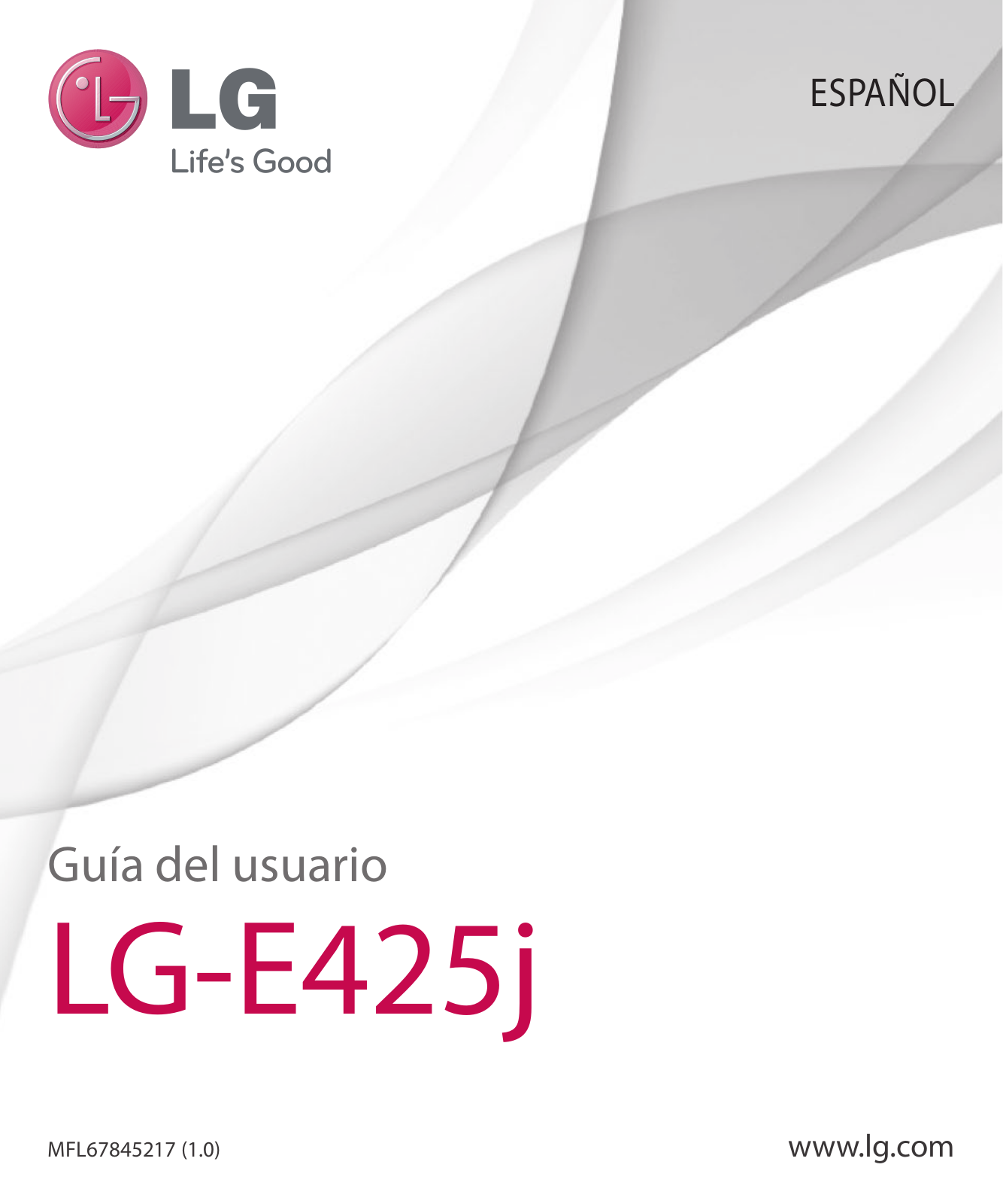 LG LGE425J User Manual