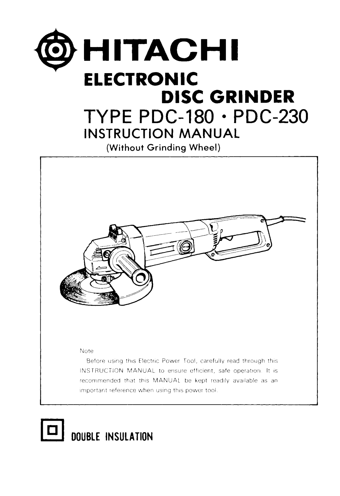 Hitachi PDC180, PDC230 PARTS LIST