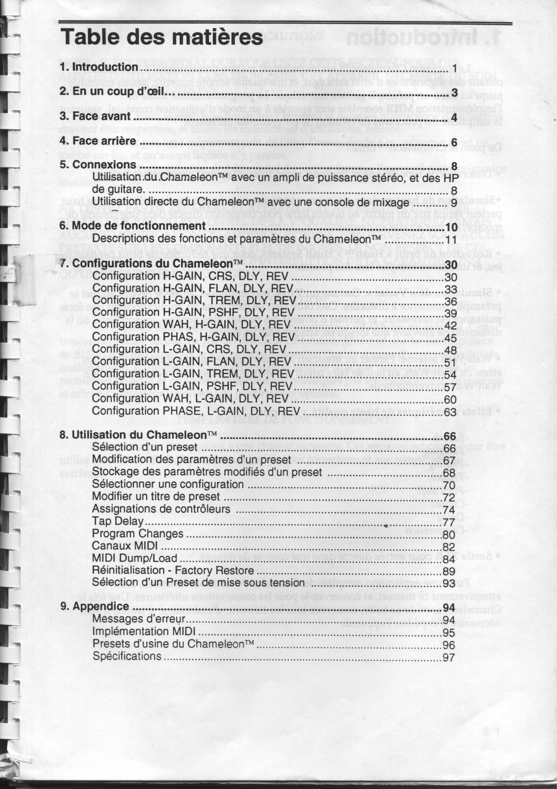 ROCKTRON CHAMELEON User Manual