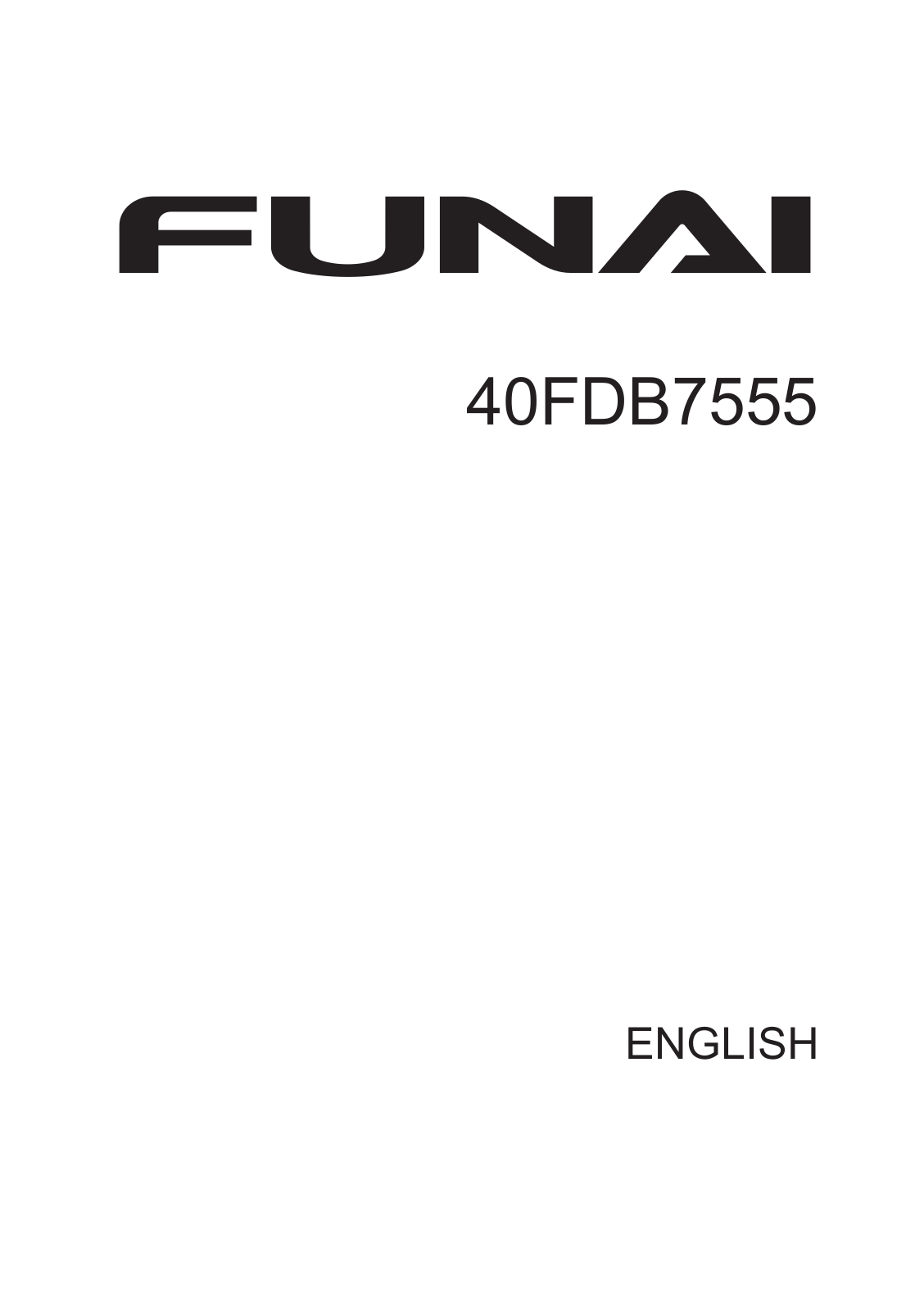 Funai 40FDB7555 User Manual