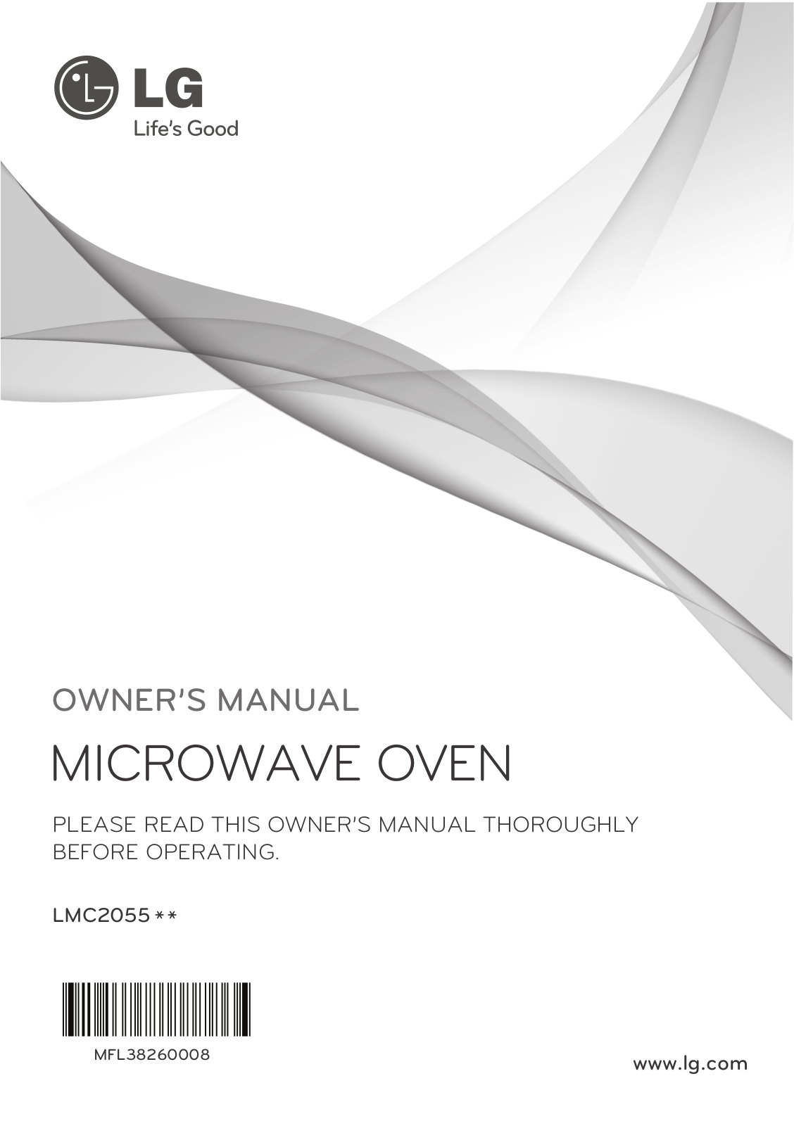 LG LMC2055ST Owner’s Manual