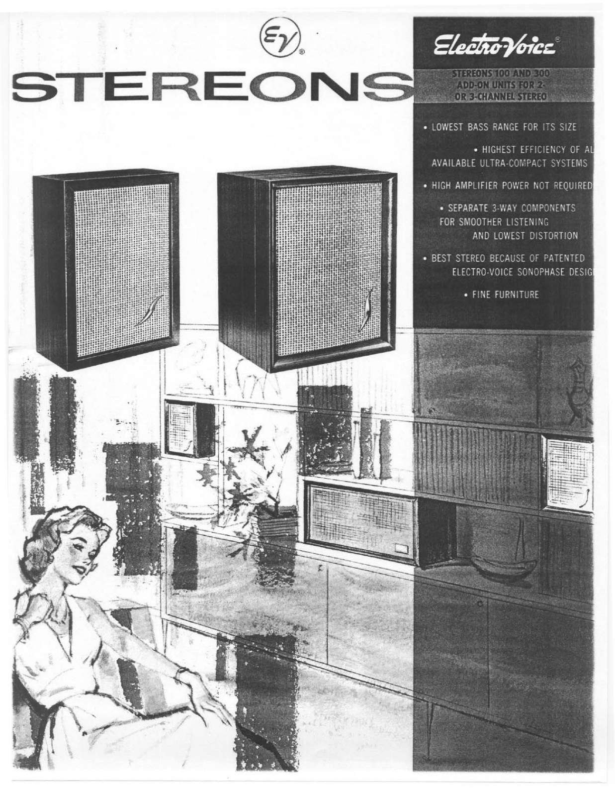 Electro-voice STEREON 100, STEREON 300 DATASHEET