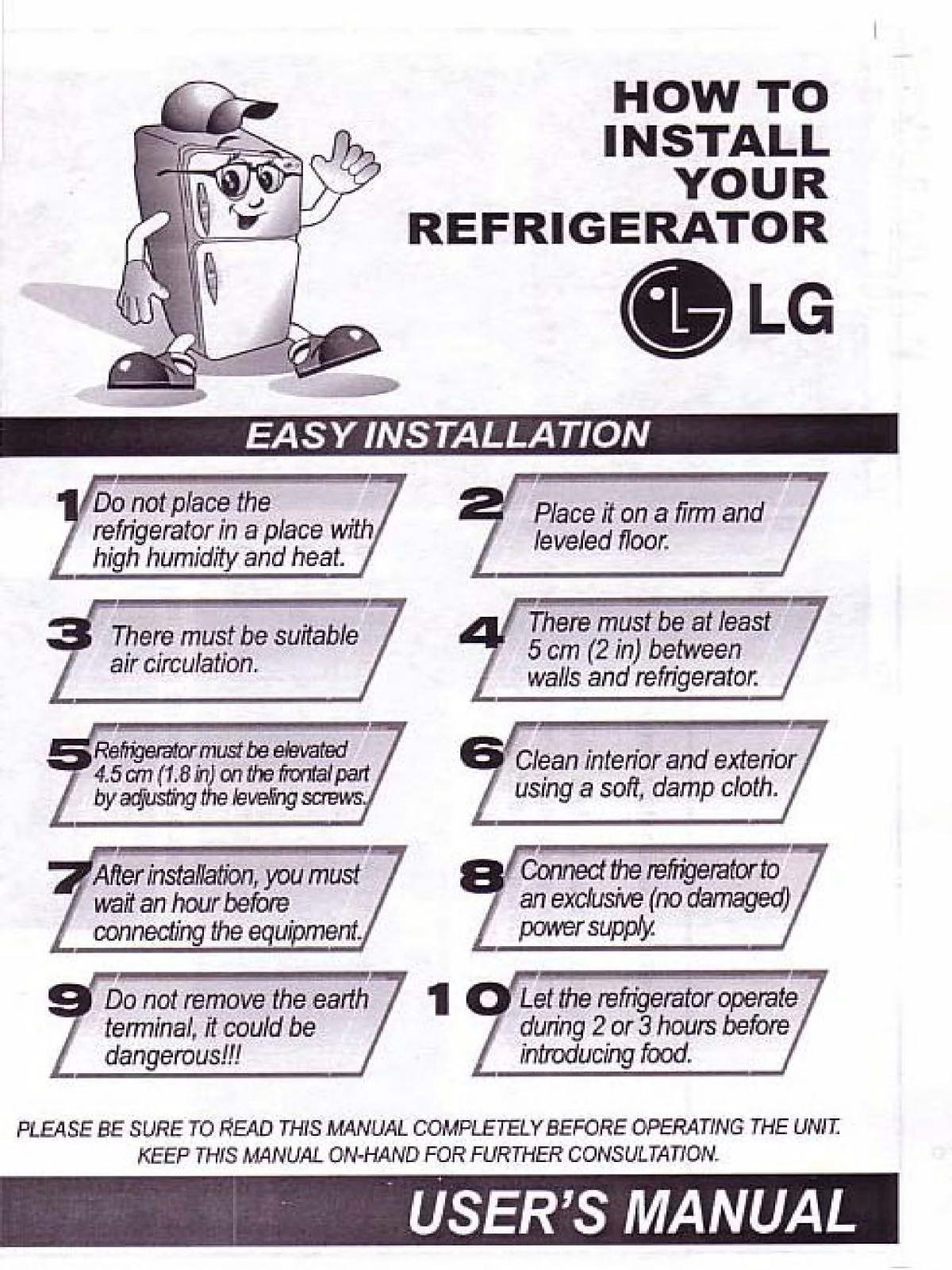 LG GM-R432YVQ Owner's Manual