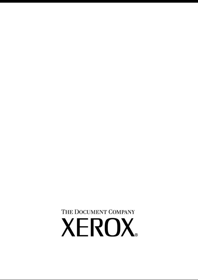 Xerox DocuColor 2060 User Manual