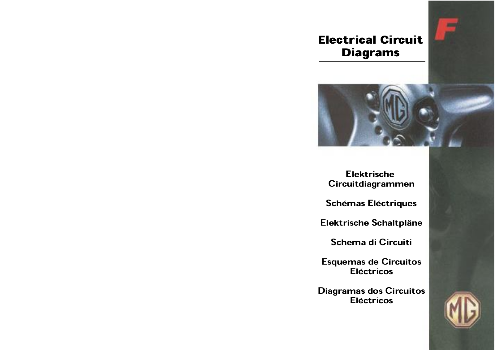 MG MGF User Manual