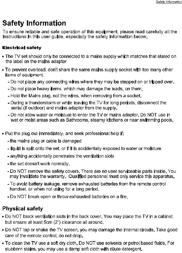 Denver DFT-2370 Instruction Manual