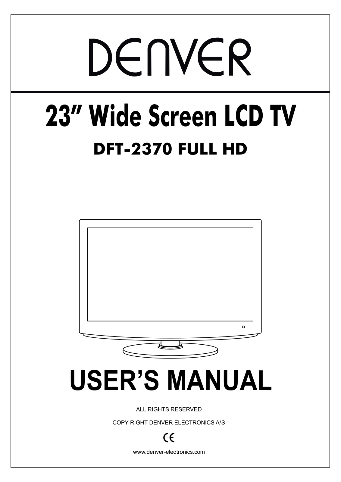 Denver DFT-2370 Instruction Manual