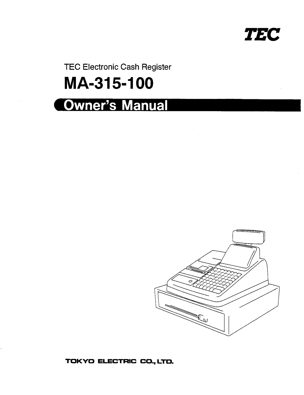 Toshiba MA-315-100, MA-315 User Manual