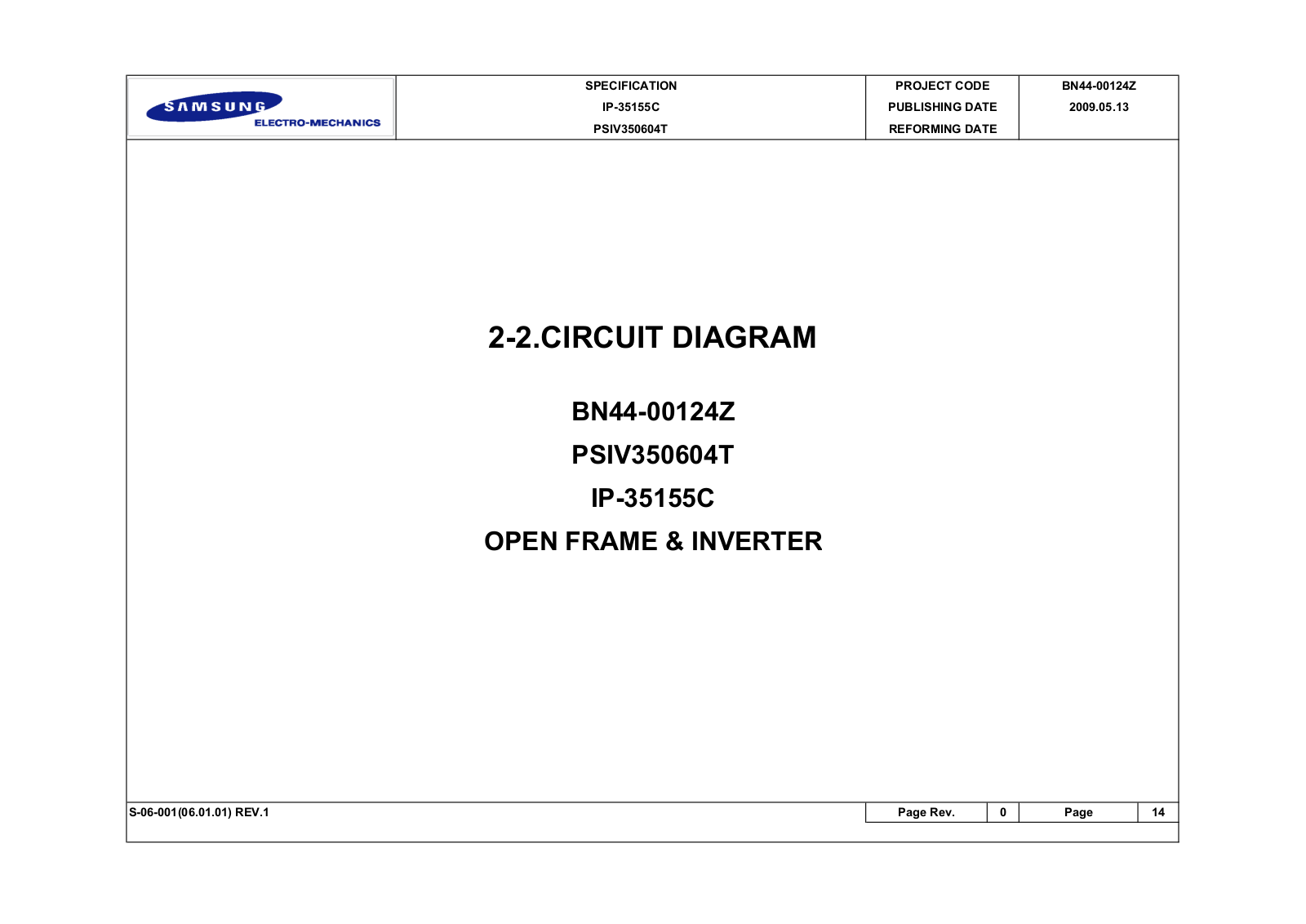 SAMSUNG BN44-00124Z schematic