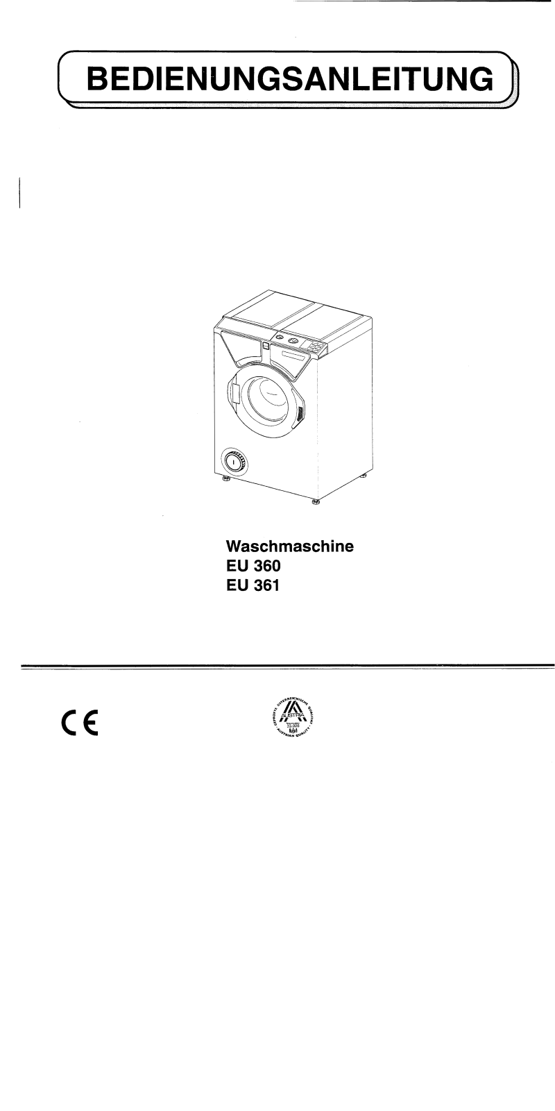 Eudora EU 360, EU 361 User Manual