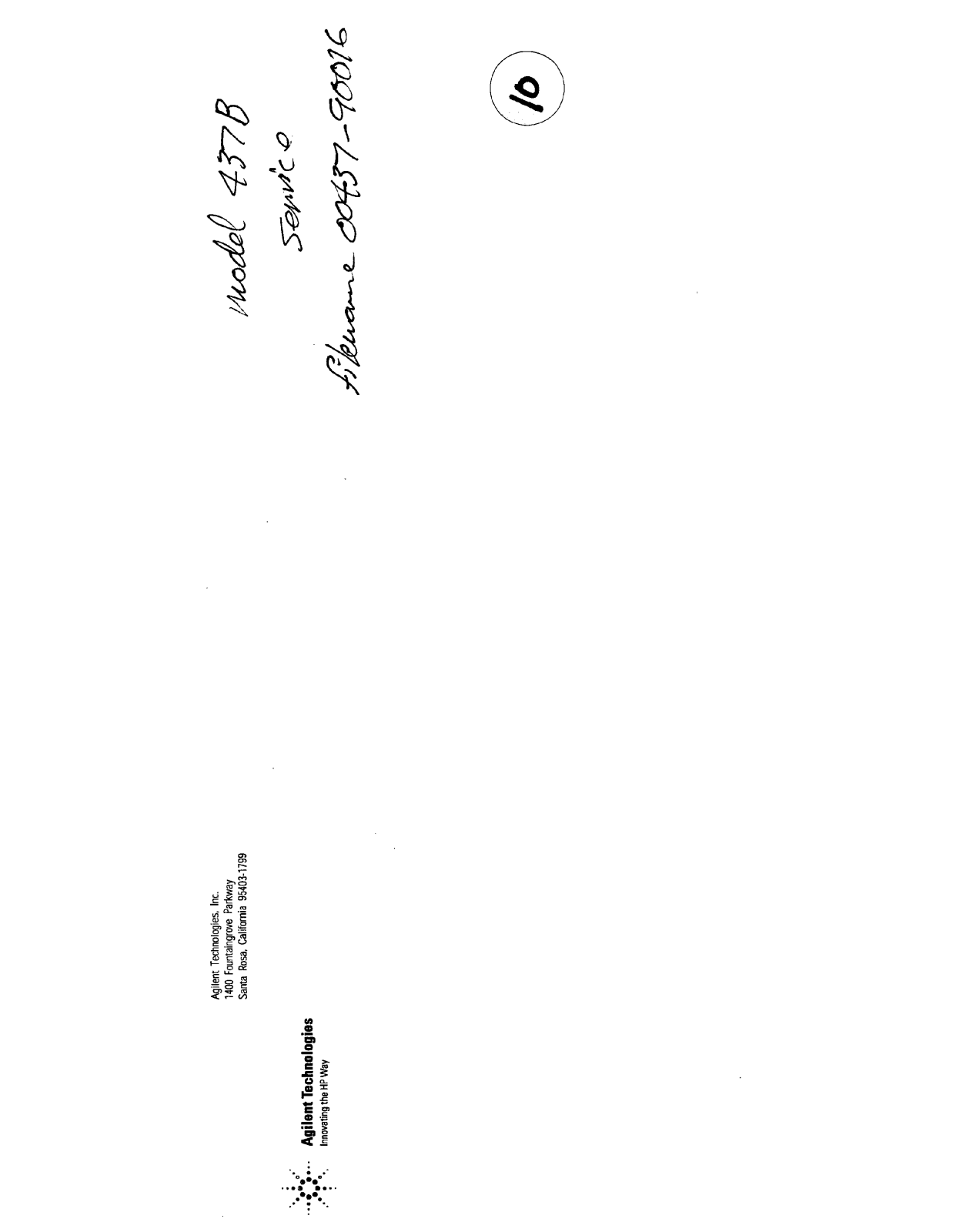 HP 437b schematic