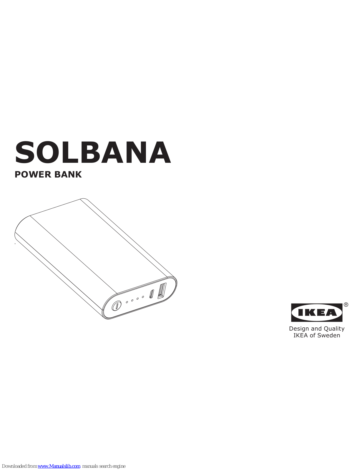 IKEA SOLBANA User Manual - ManualMachine.com