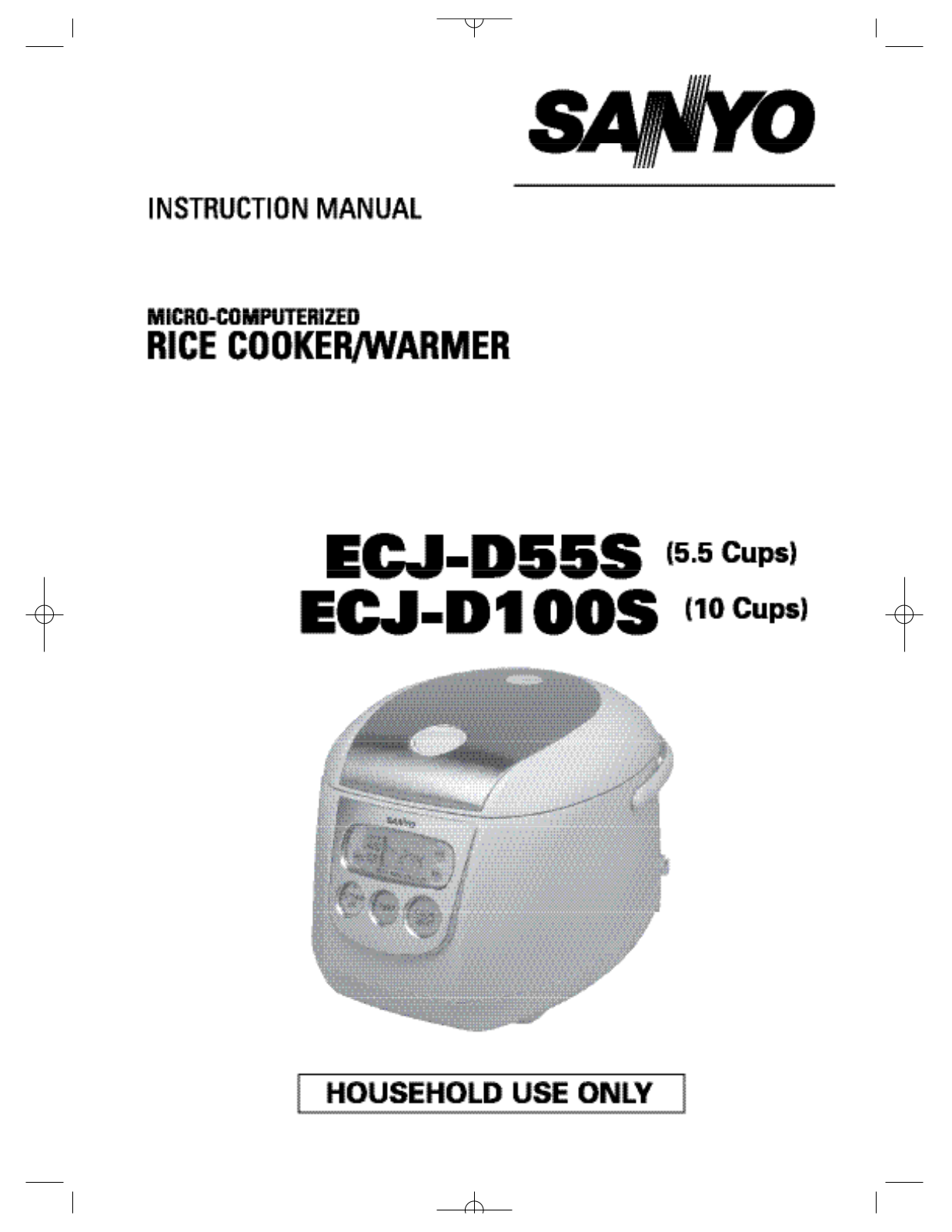 Sanyo ECJ-D100S User Manual