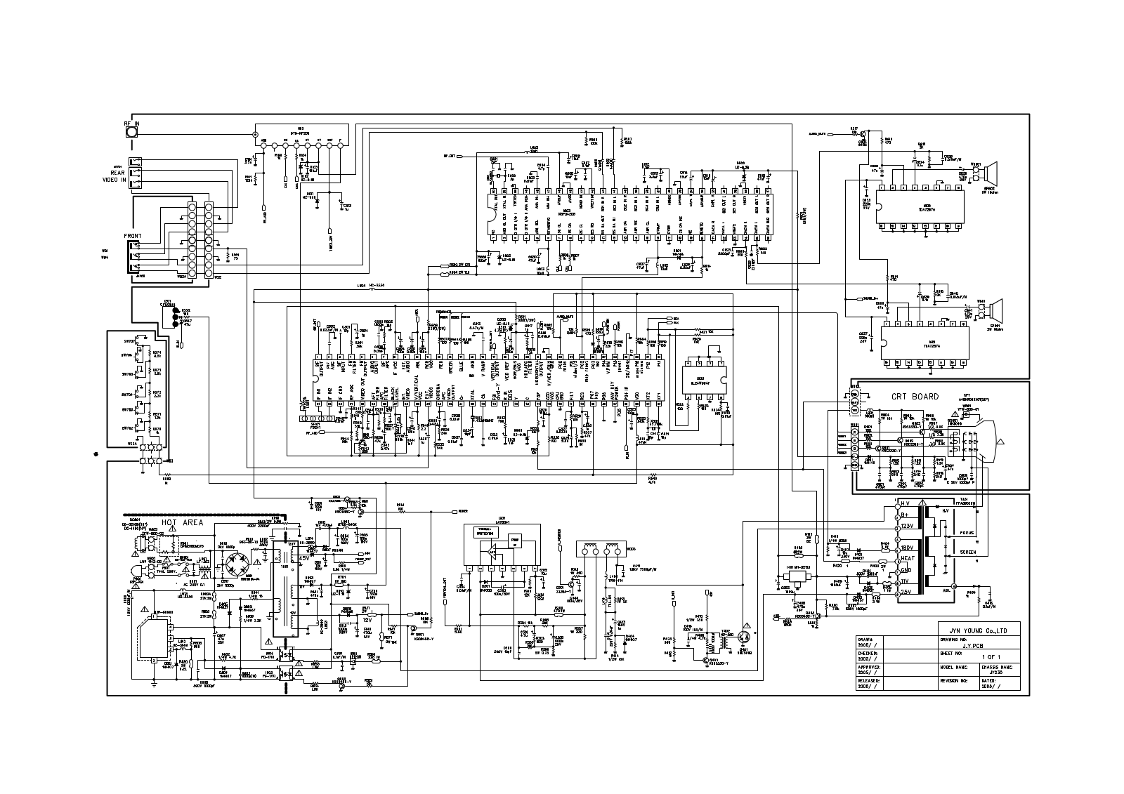 Crown Mustang CM21FL Schematic