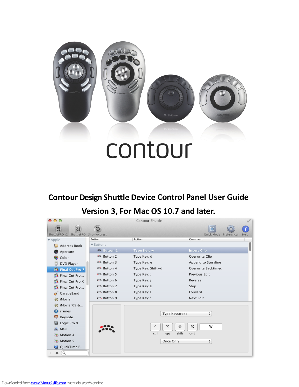 Contour Design Version 3 User Manual - ManualMachine.com