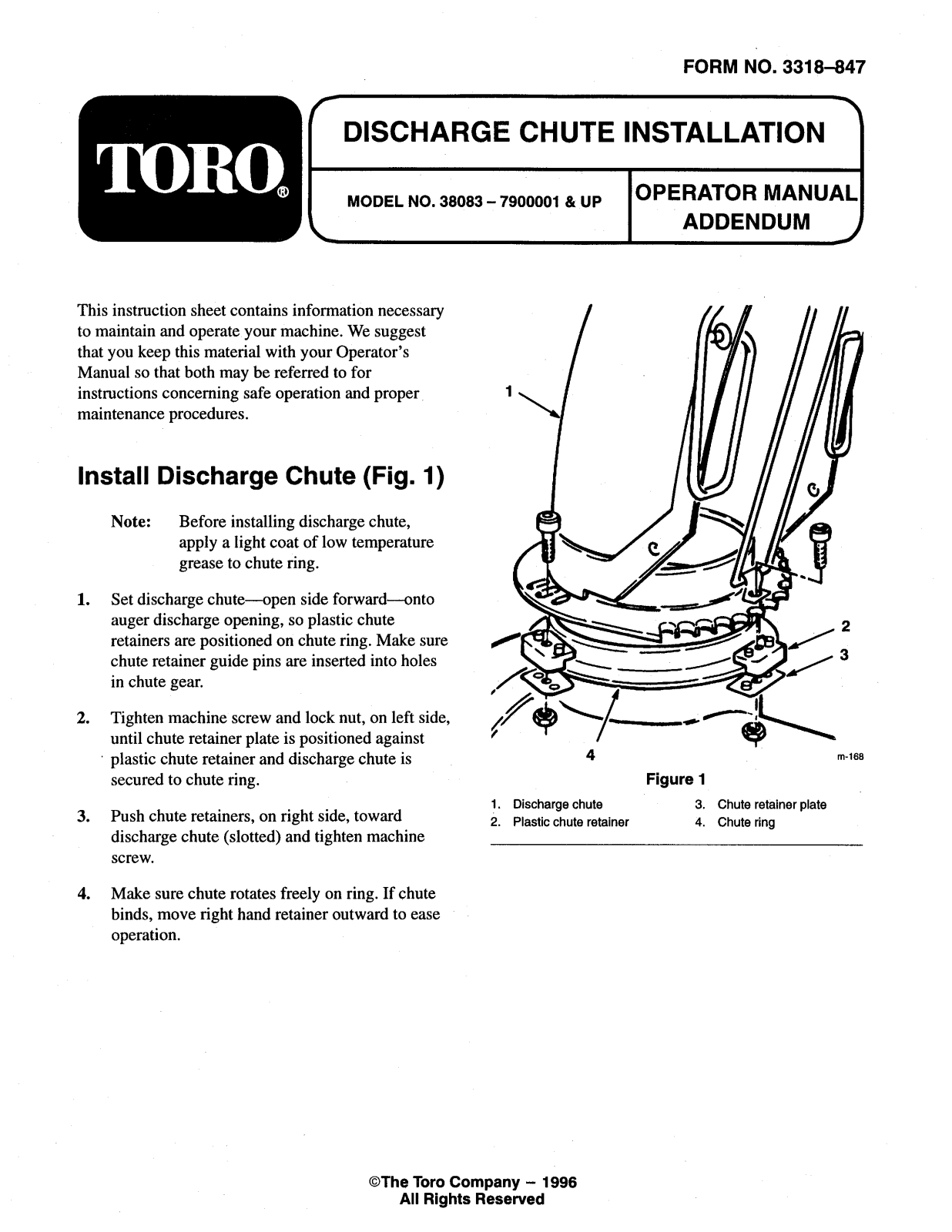 Toro 38083 Addendum