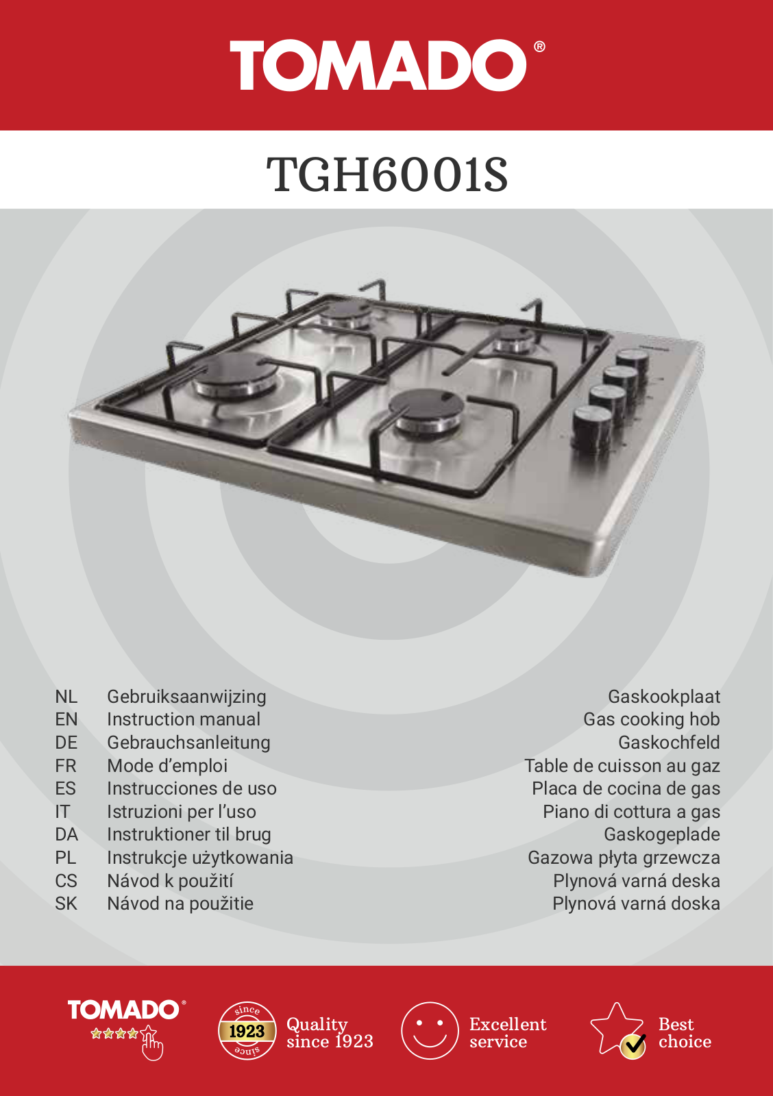 Tomado TGH6001S User guide - ManualMachine.com