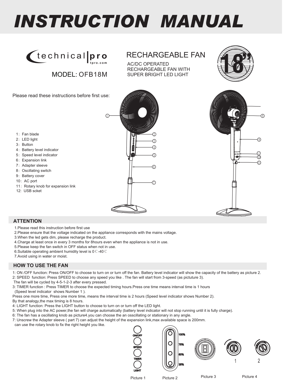TPro YTPR1016 Installation & Assembly - ManualMachine.com