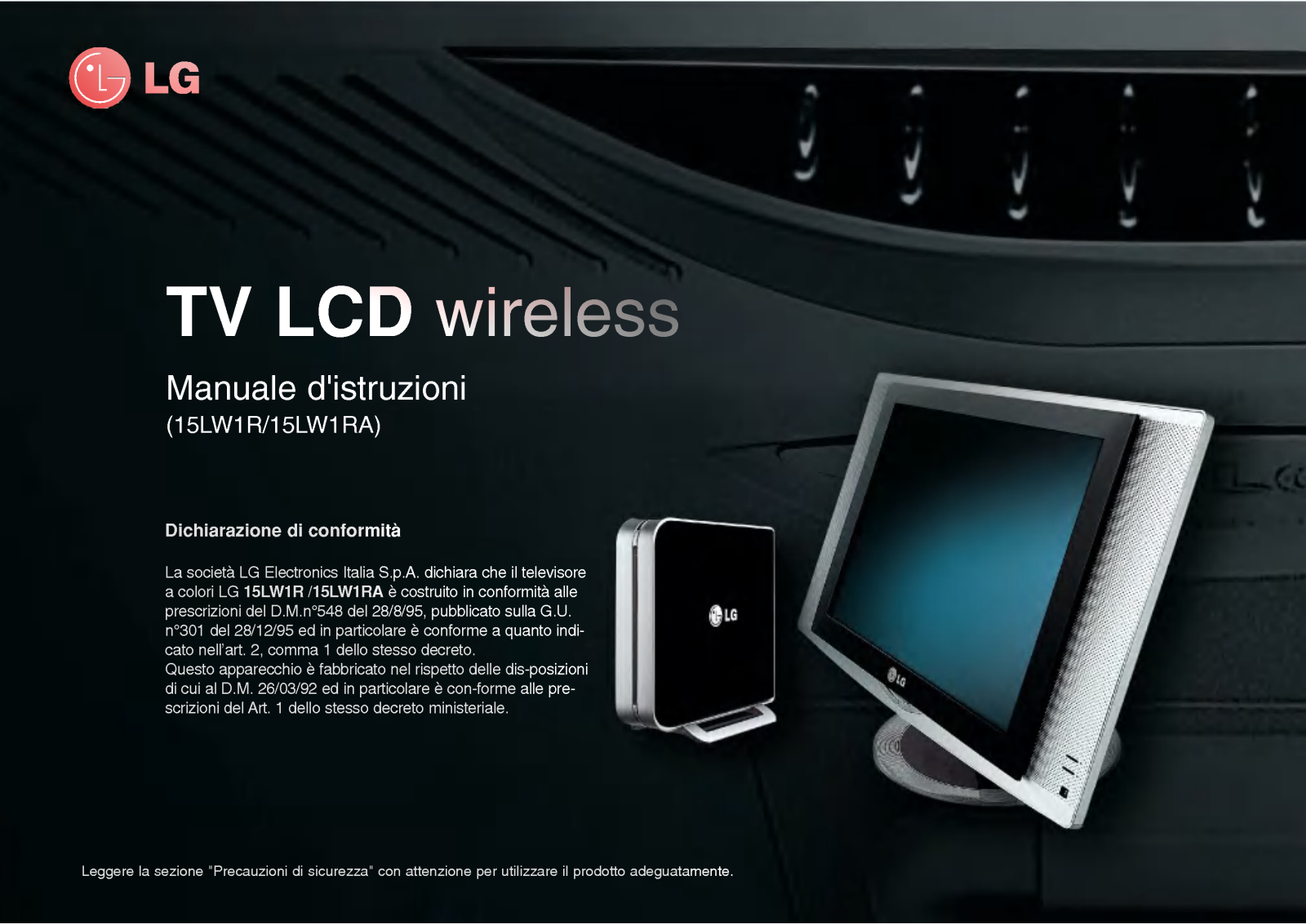 LG 15LW1R User Manual