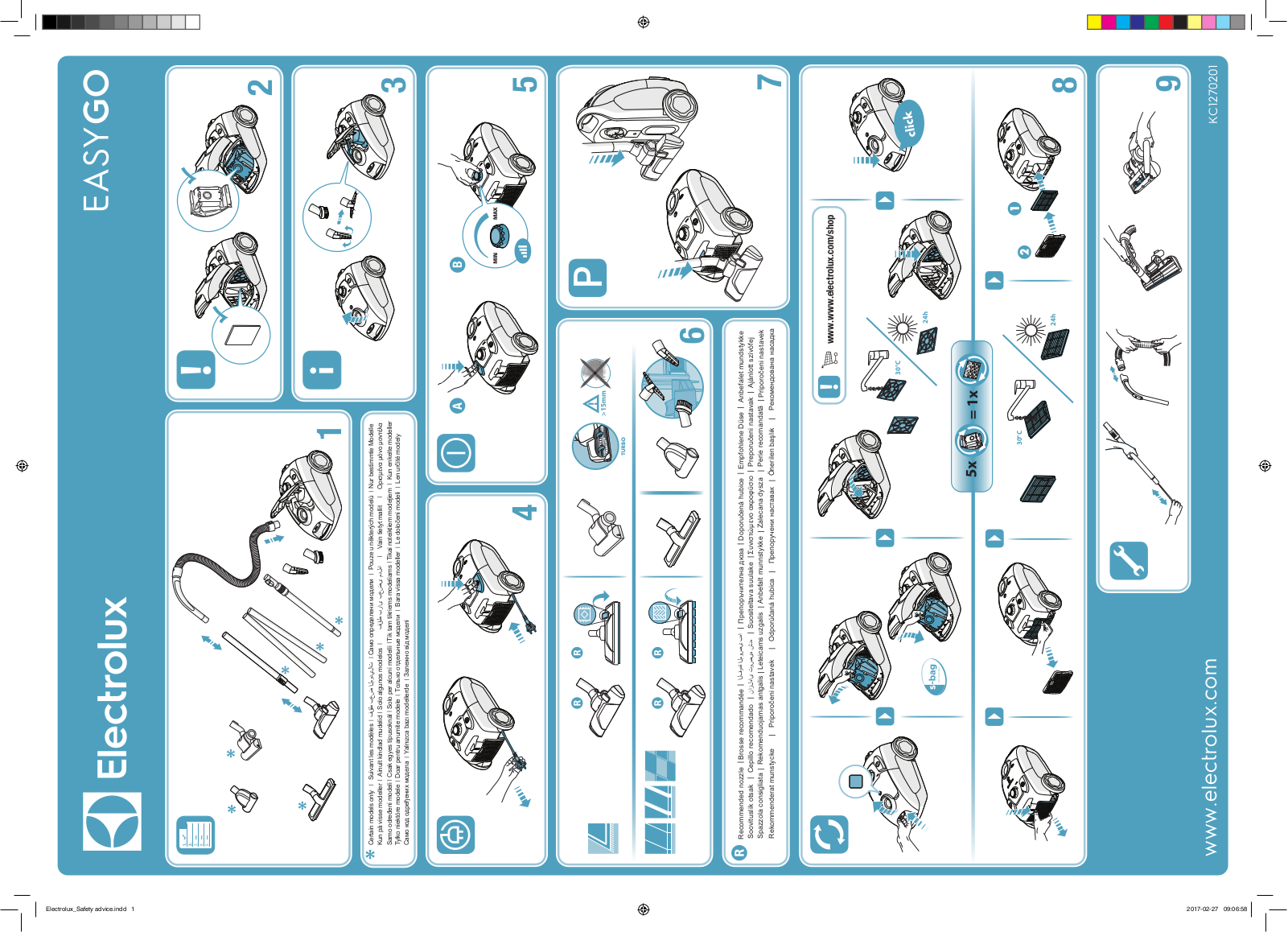 Electrolux EEG41CB, EEG41IW, EEG42EB User Manual