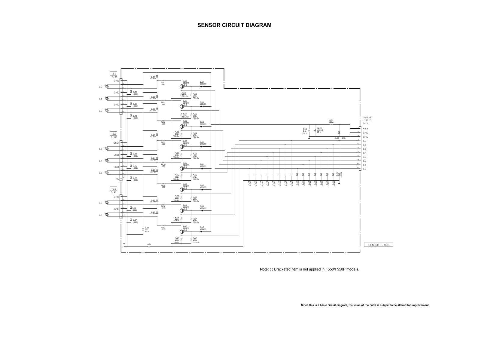 Hitachi C43 Service Manual Page 13  Sensor