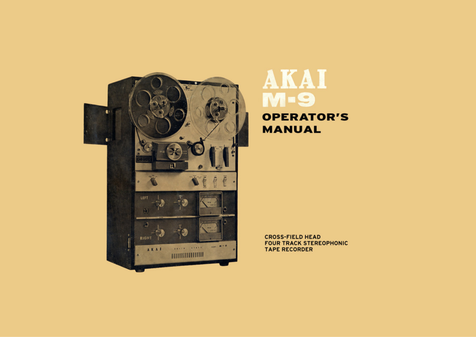 Akai M-9 Owners manual