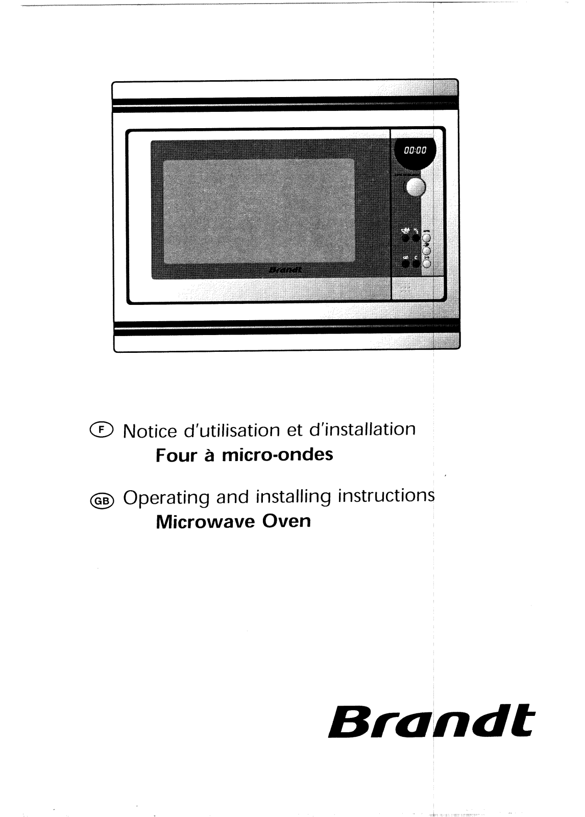 BRANDT ME230BE1, ME230WE1, ME230XE1 User Manual