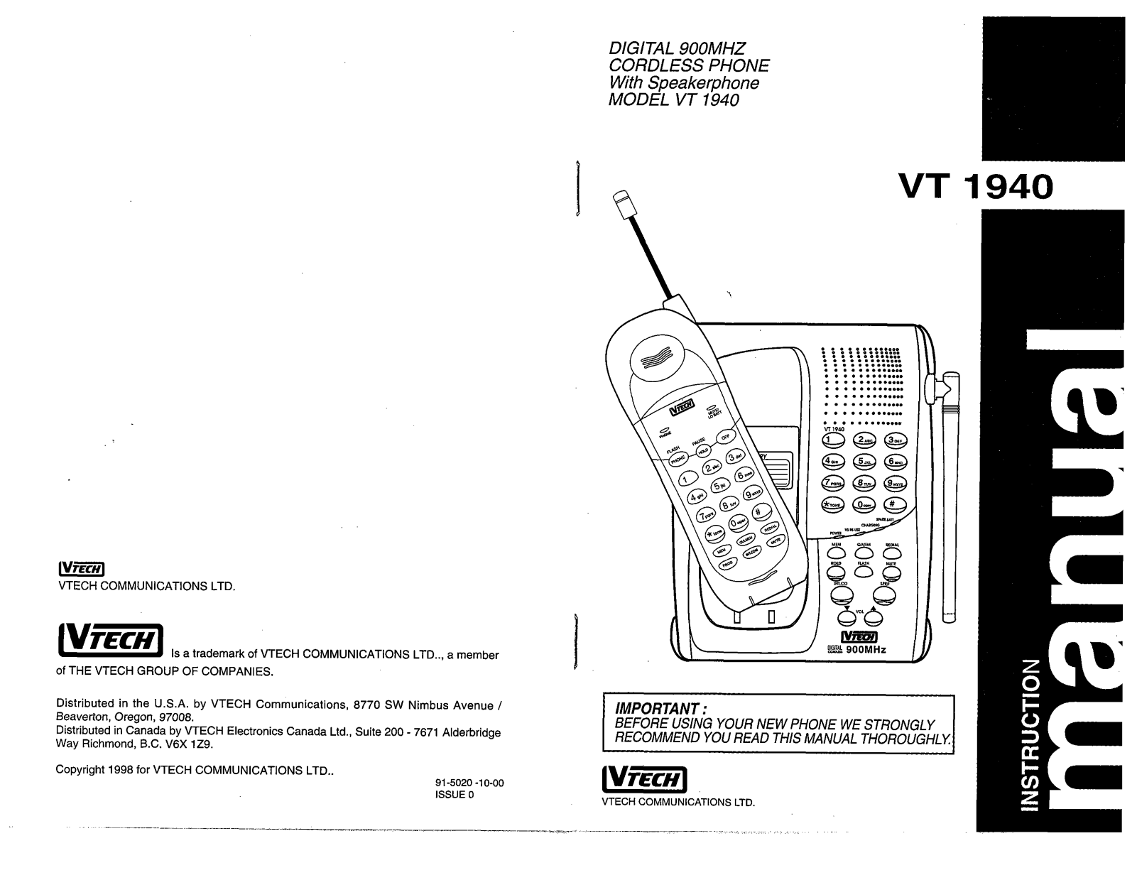 VTech VT1940 User Manual - ManualMachine.com