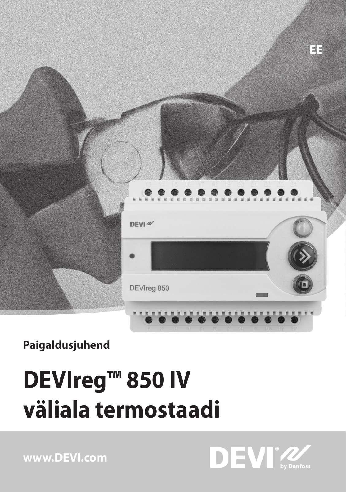 Danfoss DEVIreg 850 IV Installation guide