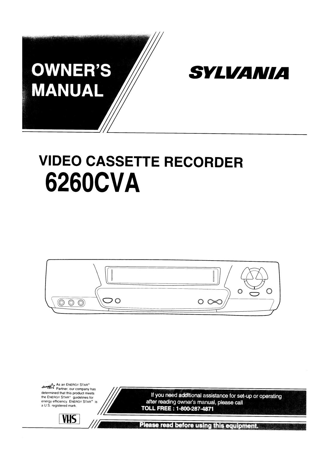 Sylvania 6260CVA User Manual