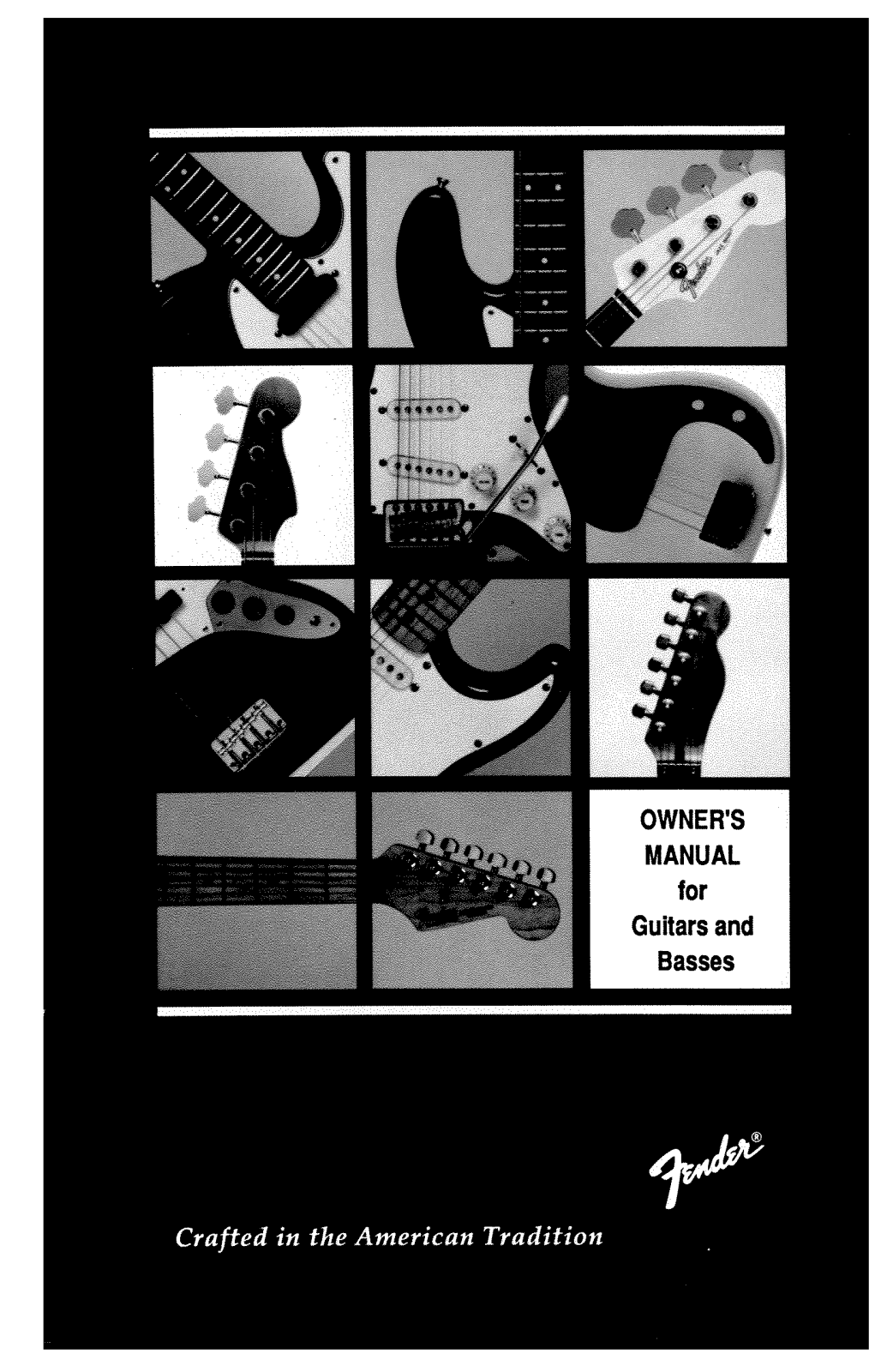 Fender Basses Operation Manual