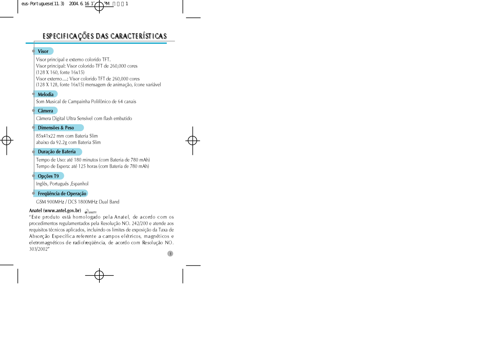 Pantech G500 User Manual