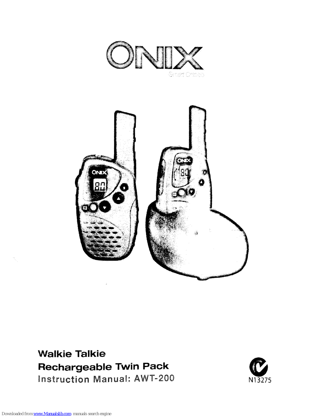 Onix AwT-200 Instruction Manual