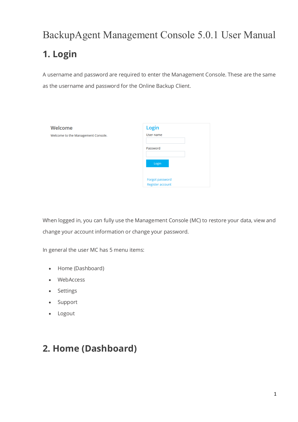 Acronis BackupAgent Management Console User Manual