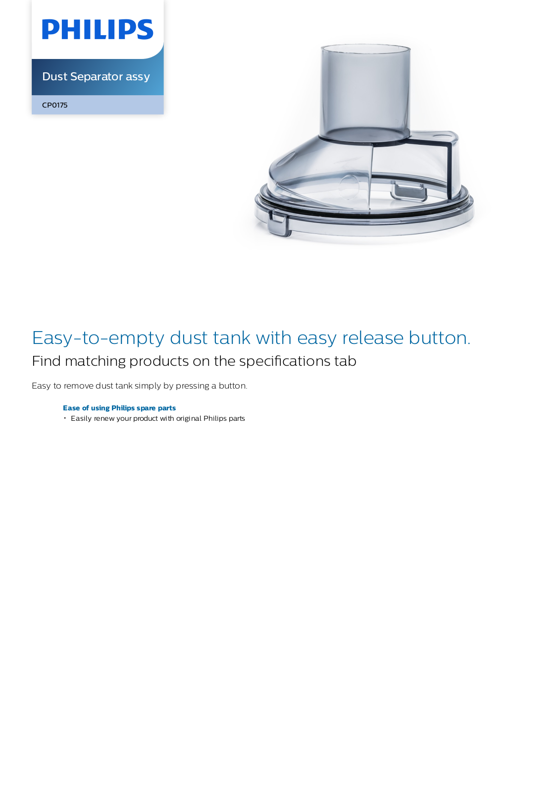 Philips CP0175/01 leaflet - ManualMachine.com