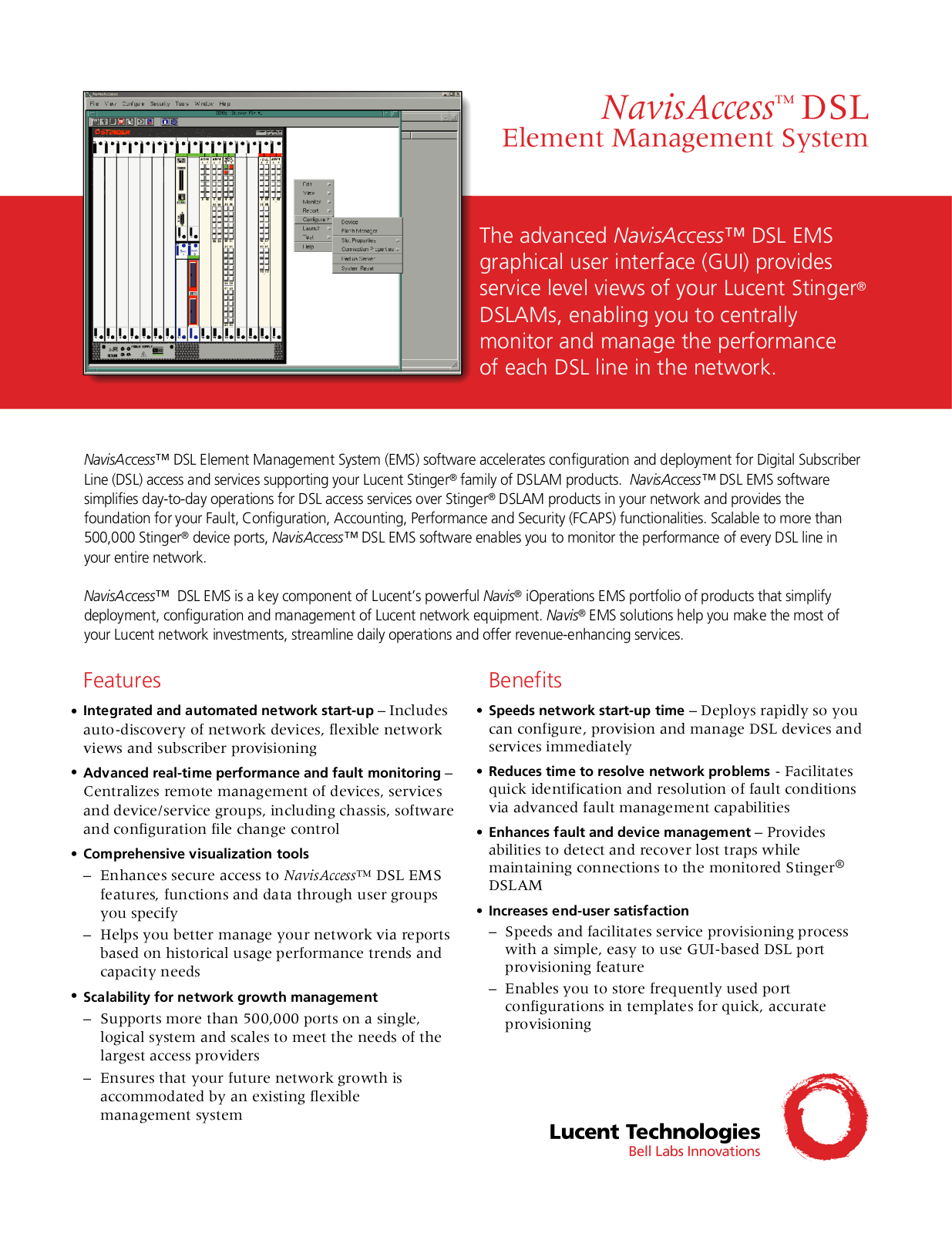 Lucent Technologies NavisAccess User Manual