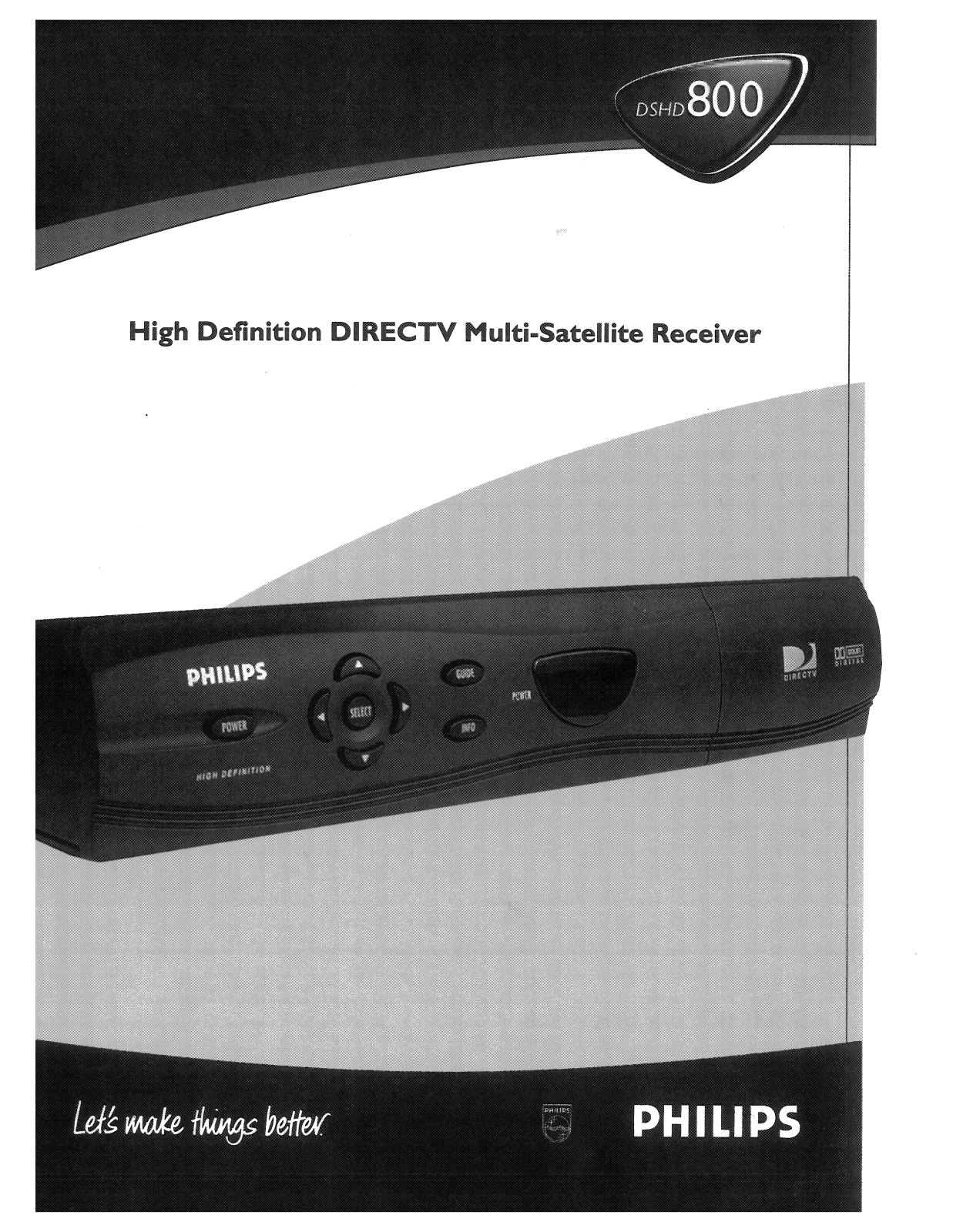 Panasonic DSHD800R User Manual