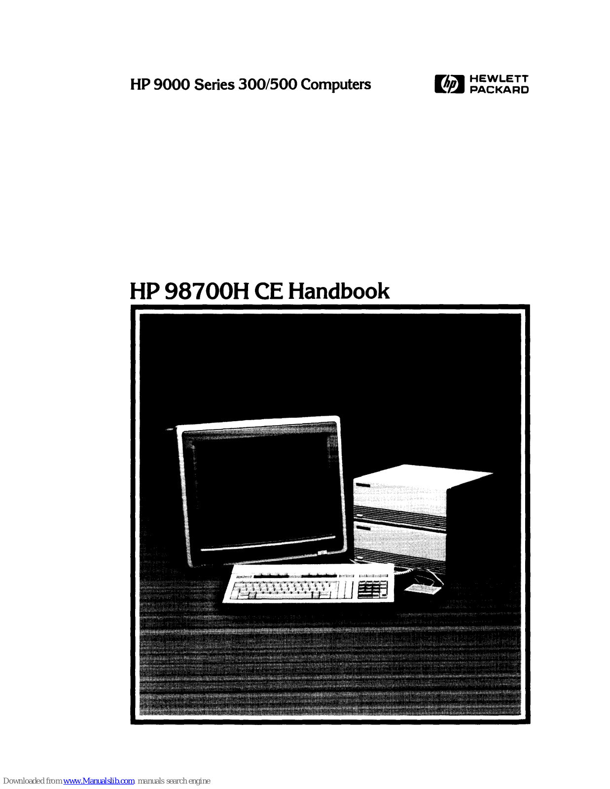 HP 98700H, 98700X, 98710A, 98782A Handbook - ManualMachine.com