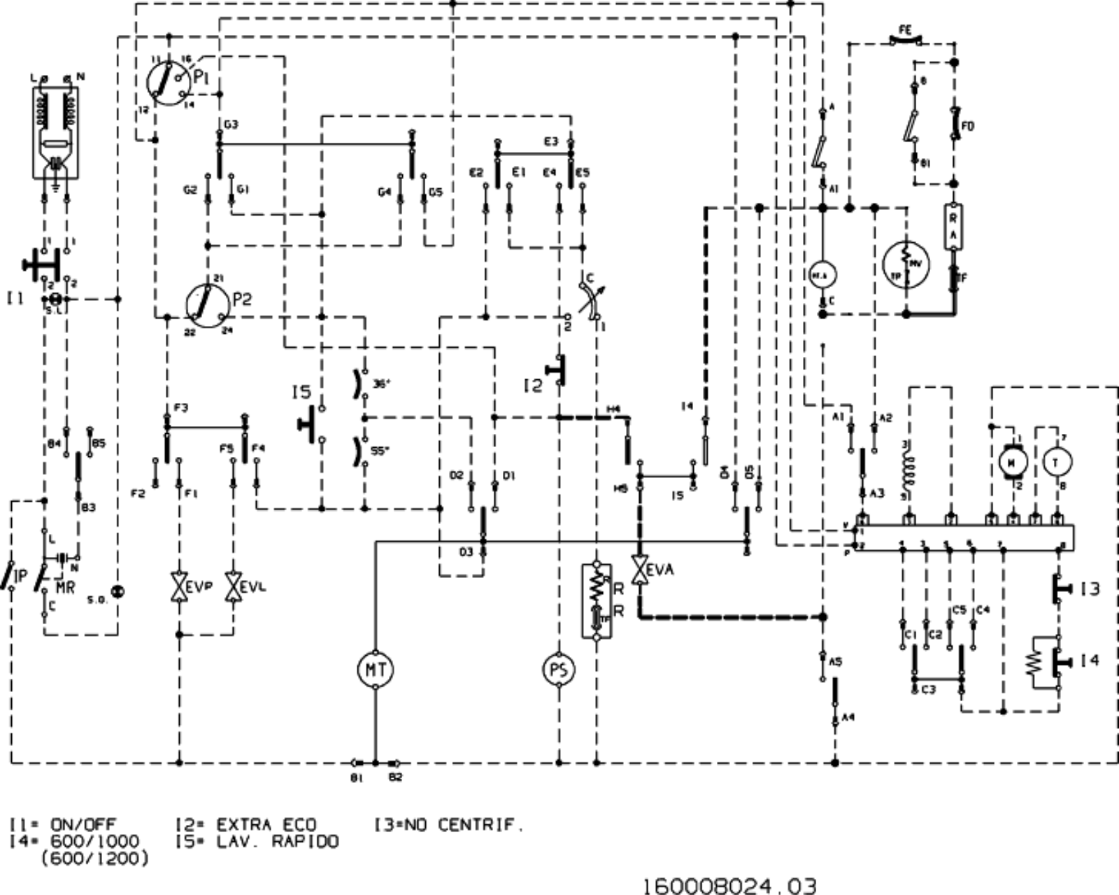 Ariston AL1256CTXR Schematic