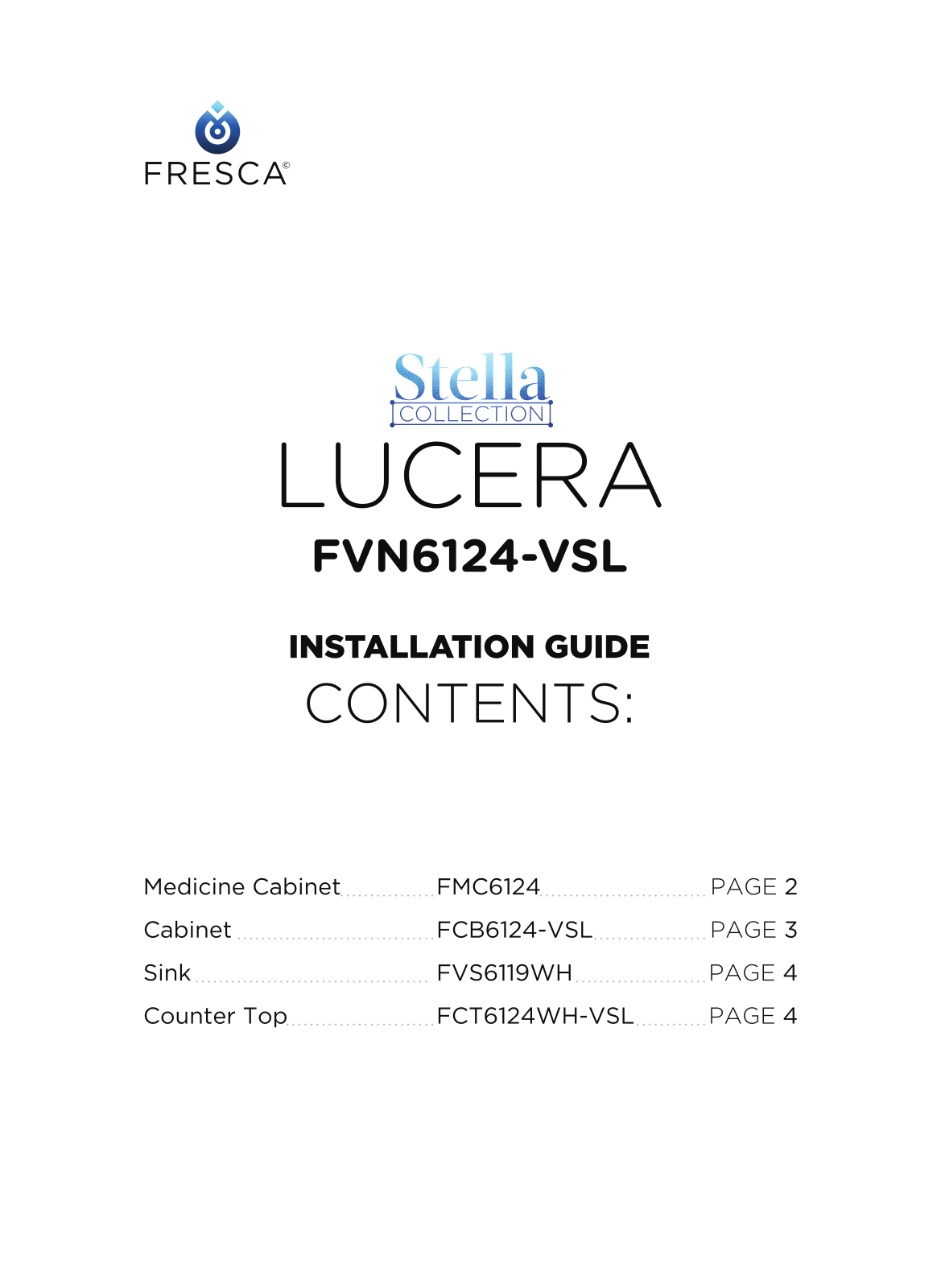 Fresca FBH10908 Installation & Assembly - ManualMachine.com
