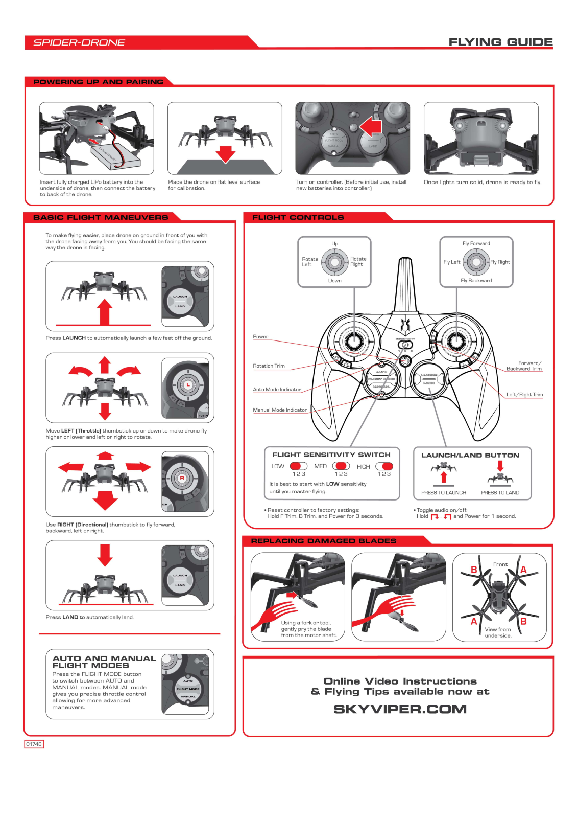 Skyrocket Toys 01748RX24G Users manual